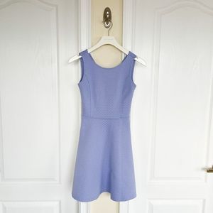 Frenchi Women's Lilac Sleeveless Abstract Weave A-Line Mini Dress Size XS
